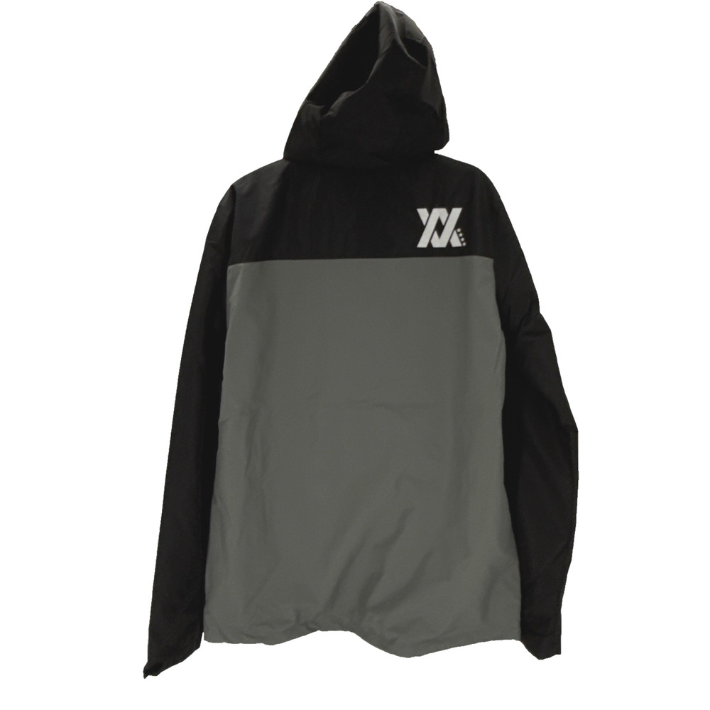 Dixxon Ground Up Hooded Tech Jacket Size L Tall Gray Black New - Picture 6 of 11